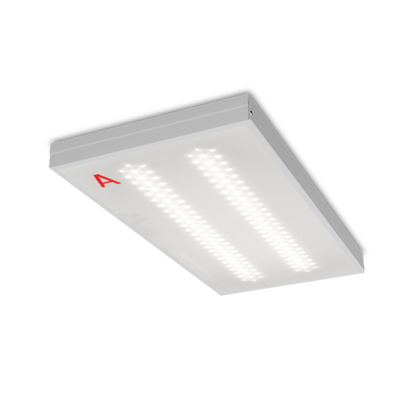 Светильник ОФИС ДВО01-242 с БАП EM1 18Вт 5000К IP40 Микропризма 2200лм 595х295х40мм WOLTA PRO