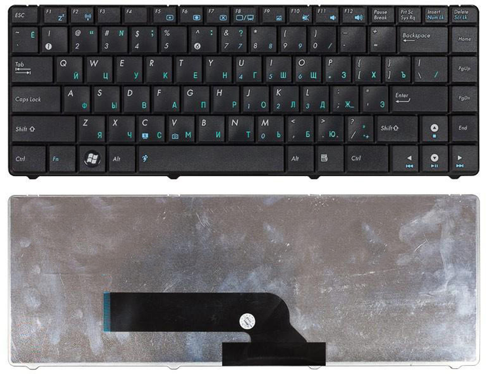 Клавиатура для ноутбука Asus K40 K40AB K40AC K40AD черная