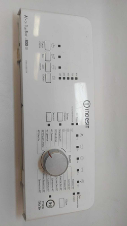 320 Электронный модуль + индикация с панелью стиральной машины Indesit ITWA 5851 W б/у