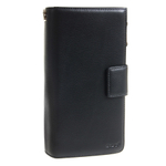 Мужской чёрный клатч портмоне из натуральной кожи GALIB 7M246