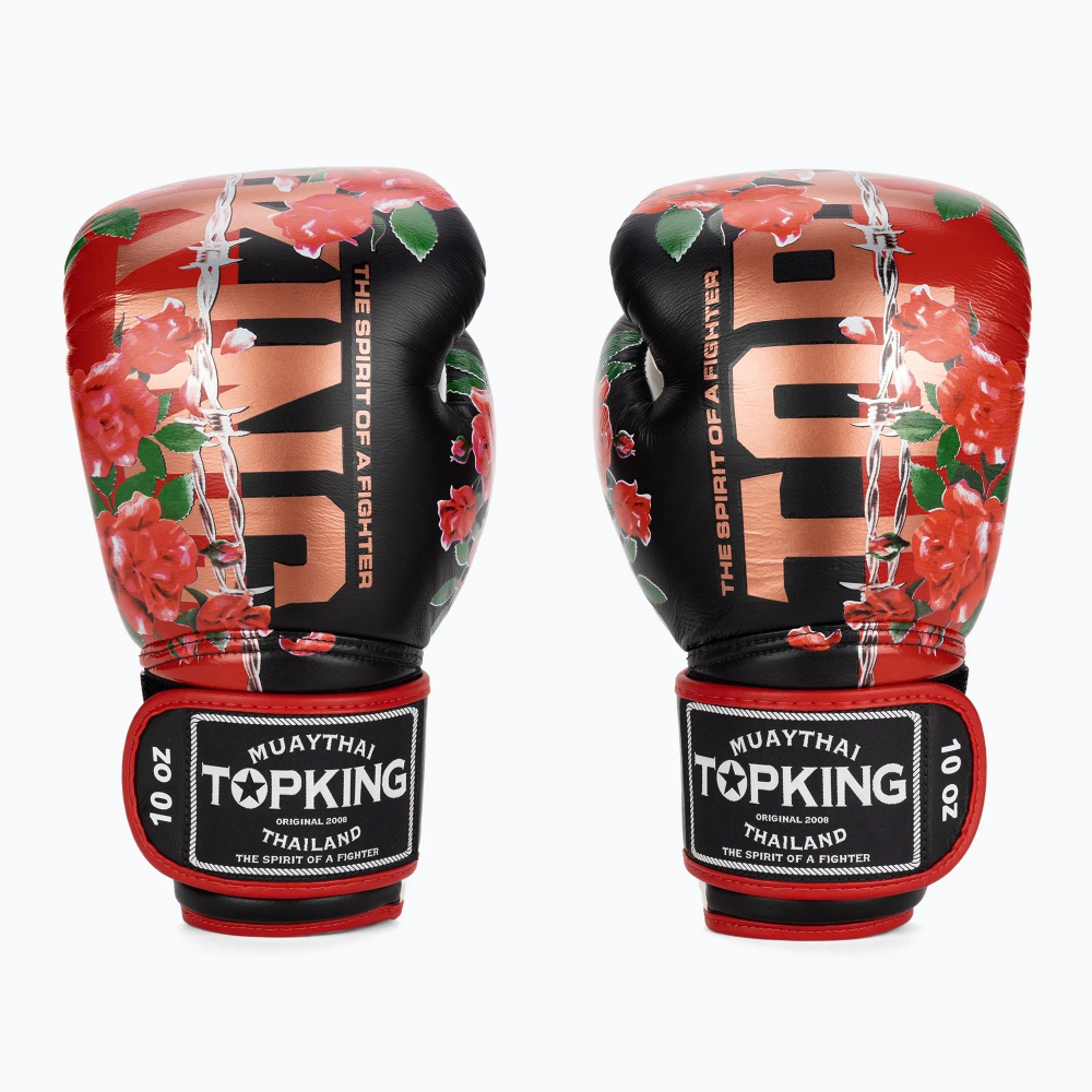 Боксёрские перчатки Top King Boxing Rose white/black