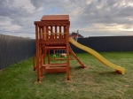 Детский игровой комплекс Савушка "Мастер" - 4 (с окраской) горка 3м