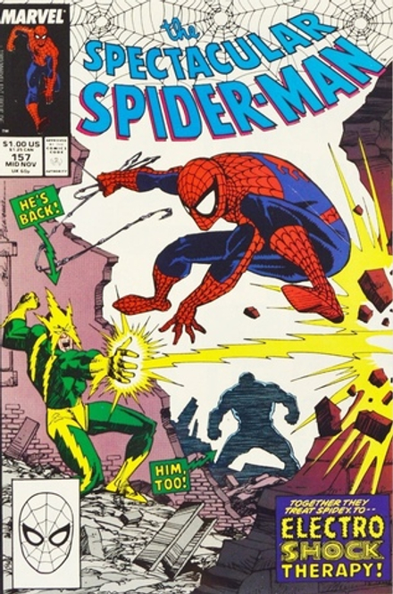 Комикс the Spectacular Spider-Man #157