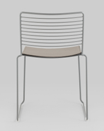 Стул обеденный Danny серый с подушкой