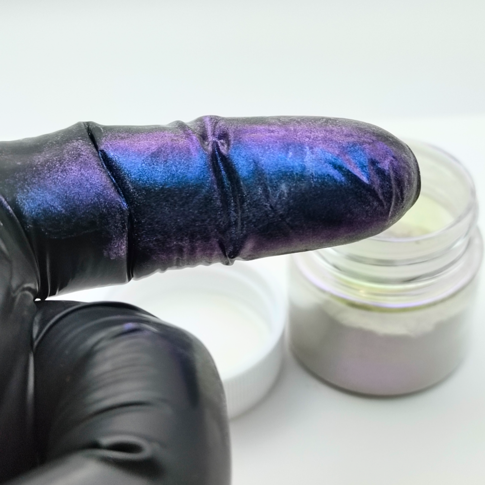 Набор пигментов Хамелеон MixSomi Premium 10-45 mkm - 6 штук х 20мл. 8 грамм