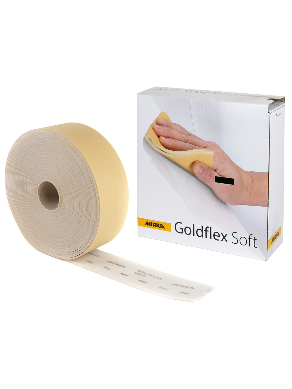 MIRKA GOLDFLEX SOFT Листы шлифовальные на бумажной основе 200 шт., зерно P240, 115х125 мм.