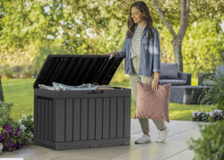 Пластиковый сундук Keter Kentwood 190 л graphite