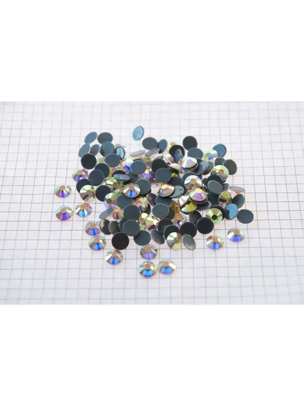 Стразы термоклеевые стекло Crystal AB ss40