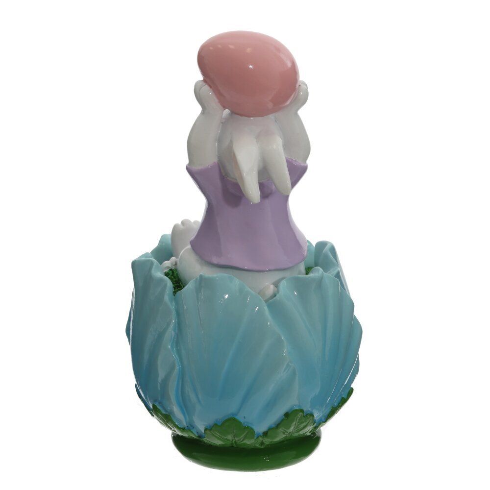 GAEM Фигурка декоративная "Заяц в чашке", L9 W7,5 H14 см