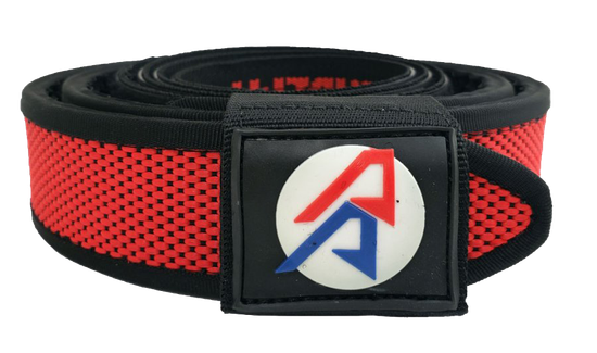 Спортивный ремень DAA Premium Belt для практической стрельбы, красный, размер 38"