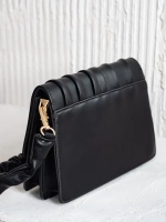 Сумка женская через плечо бренд не кожаная кросс боди модная стёганная на цепочке для девушке шоппер