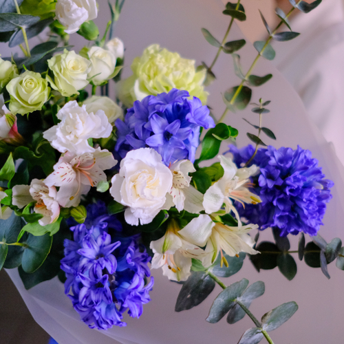 Купить Весенний букет с гиацинтами #917