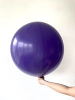 S шар гигант 24"/60 см пастель фиолетовый (БГ-90)
