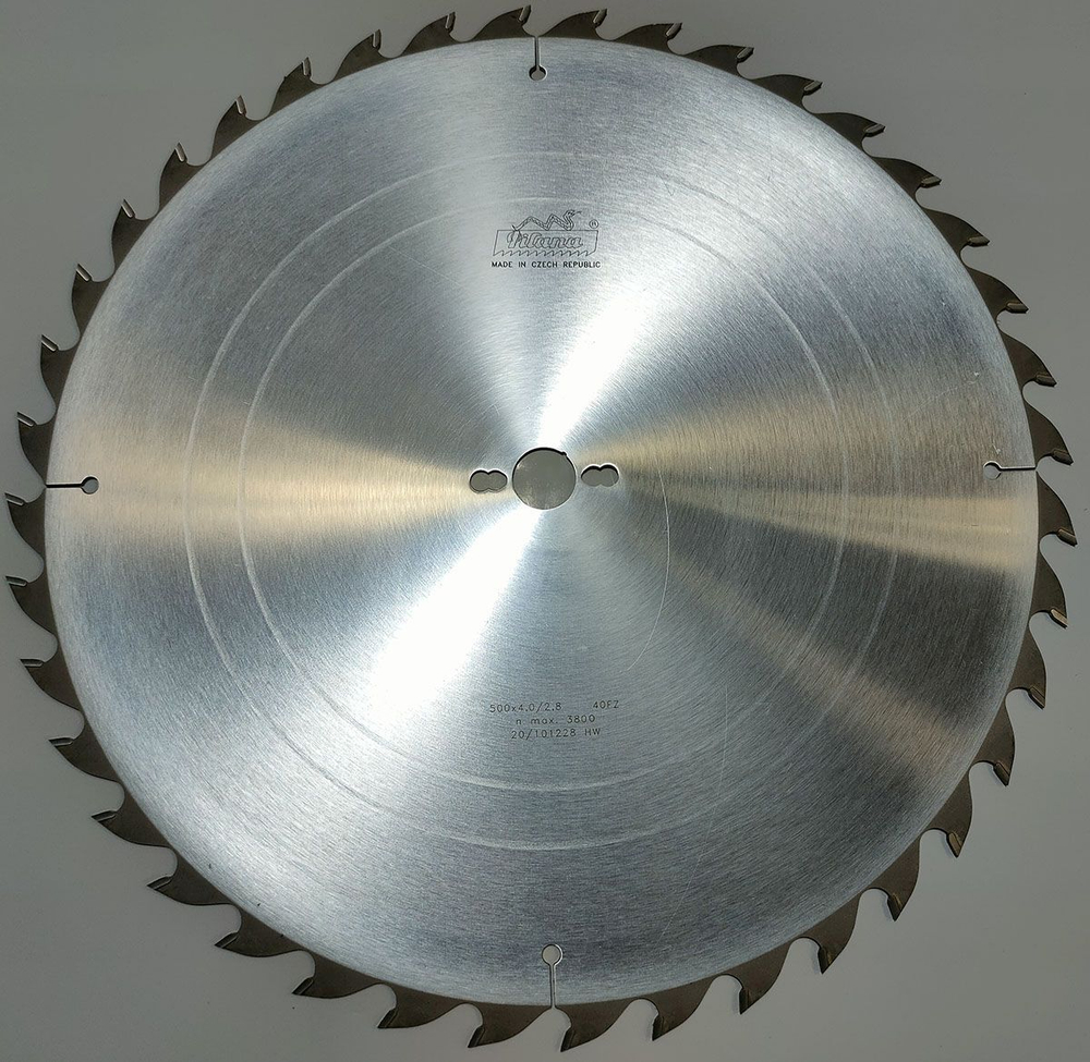 Пила дисковая TCT "Pilana" 500x4.0/2.8x30 z40 80-40 FZ