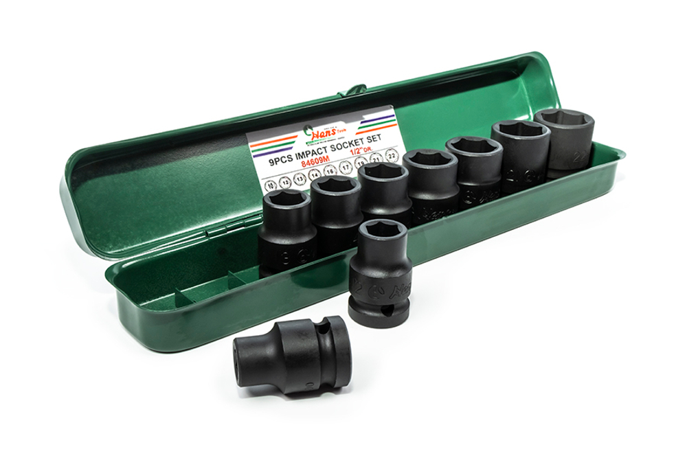 Набор ударных торцевых головок 1/2" Hans, 84609M