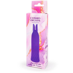 Фиолетовый вибростимулятор в форме зайчика - 10,5 см. (Цвет: фиолетовый)