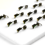 Мормышка вольфрамовая точеная "Гвоздик+Тарелка+Коронка" 3мм (15шт/уп)