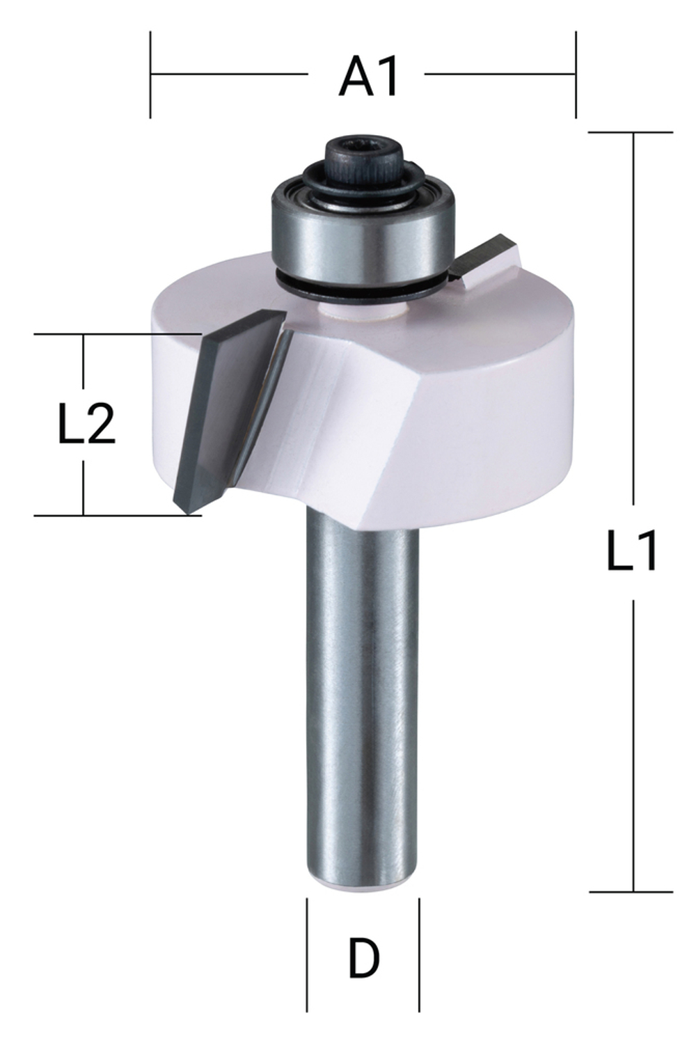 Фреза кром. фальцевая "Эконом" 31,8х12,2x12x60,8x2T Makita D-48745 47,6х6х8х3Т