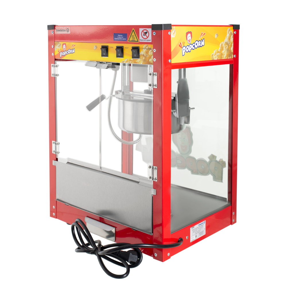 Аппарат для попкорна JTP6A Foodatlas Eco