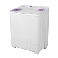 Стиральная машина WILLMARK WMS-50G (Белое стекло, фиолетовые цветы)