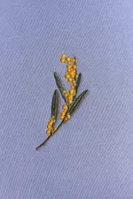 Худи Гербарий Мимоза Warm фиалковое