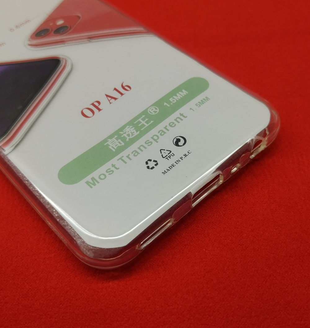 Oppo
A16 (CPH2269) / A16S (CPH2271) / A54S (CPH2273) / Чехол накладка-бампер (прозрачный)