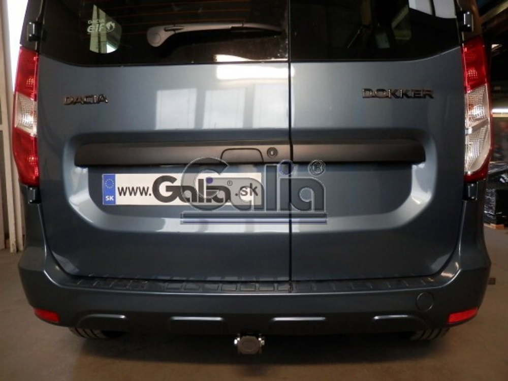 Оцинкованный фаркоп на Renault Dokker 2017-2019, Dacia Dokker 2012-2021, Renault Express 2020- (без электрики), Galia D045C