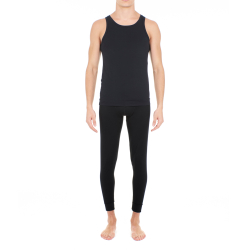 Мужская майка черная HOM SUPREME COTTON Tanktop 401332_400004