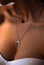 Колье-чокер Black с черным ониксом