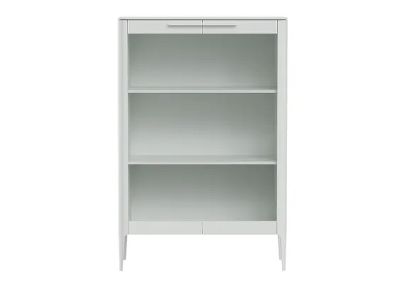 Витрина Type стеклянная высота 150 см (белый)