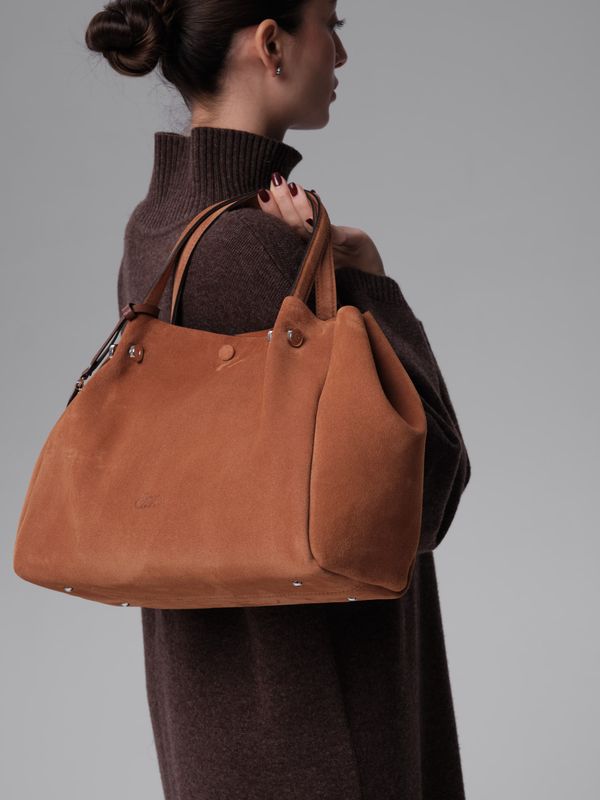 Замшевая сумка Vasilisa DBR 31210 вуд