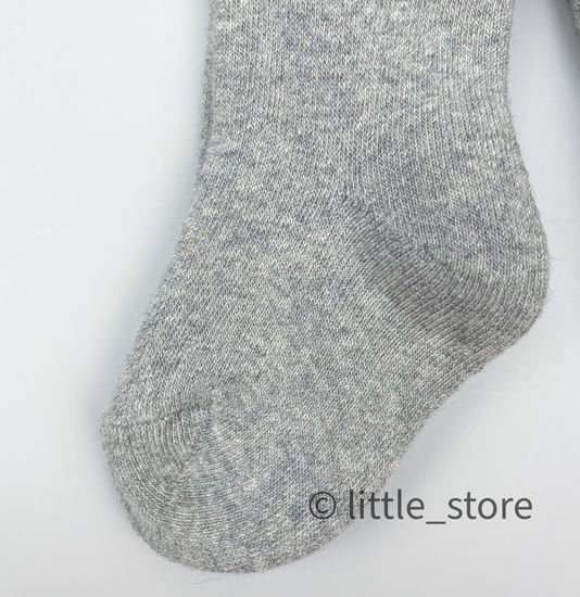 Колготки махровые "Единороги" серые