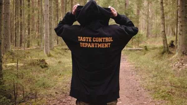 Худи Taste Control на молнии черный - фото 2