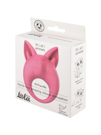 Lola games Mimi Animals Kiki - Эрекционное виброкольцо, перезаряжаемое
