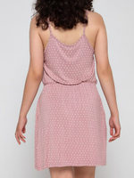 Cорочка из вискозного трикотажа в мелкую крапинку (Размер: L) (Цвет: грязно-розовый)