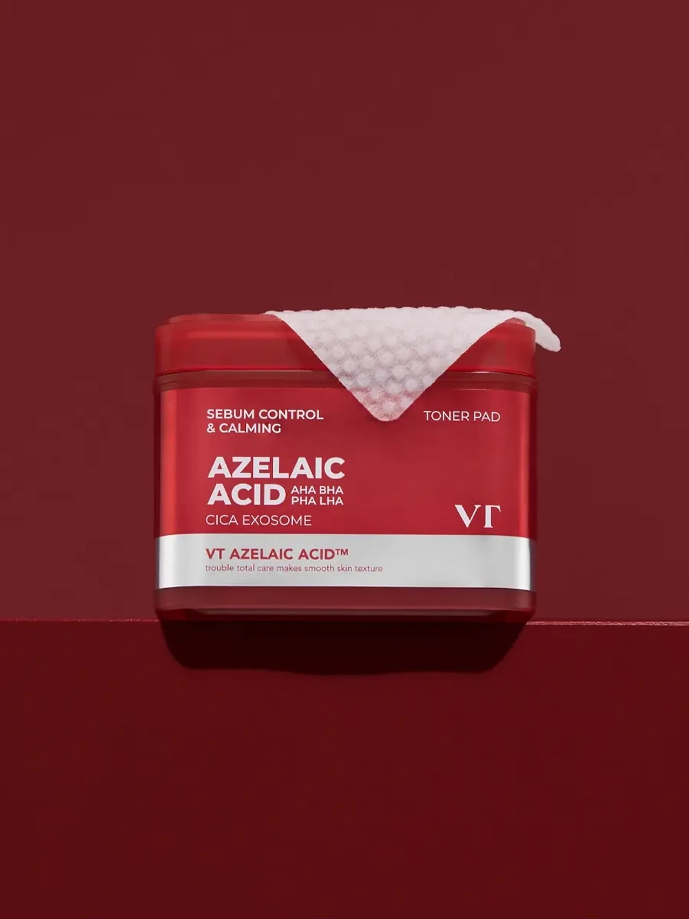 VT Cosmetics Тонер-пэды с азелаиновой кислотой и экзосомами центеллы Az Care Toner Pad 60 шт