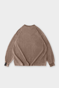 Лонгслив SHMOT "BLANK" GARMENT DYE Бежевый