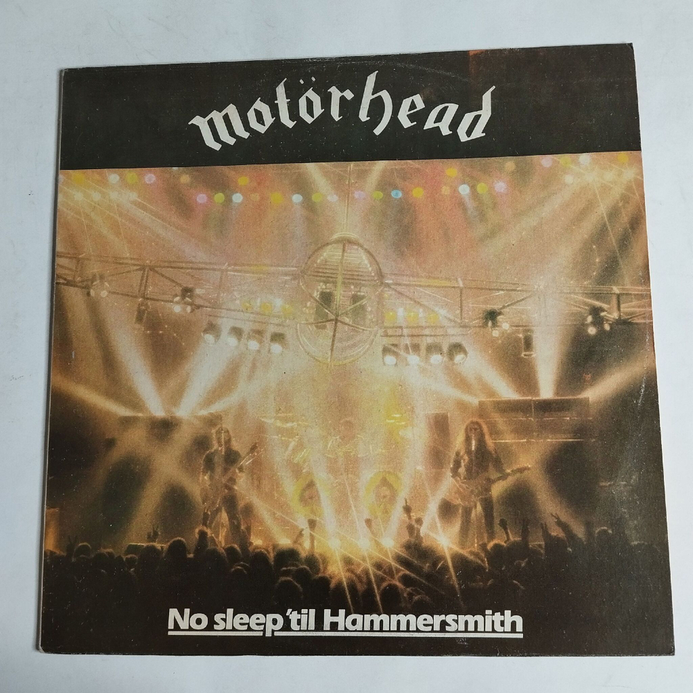 Винтажная виниловая пластинка LP Motorhead No Sleep Til Hammersmith (Россия 1993)