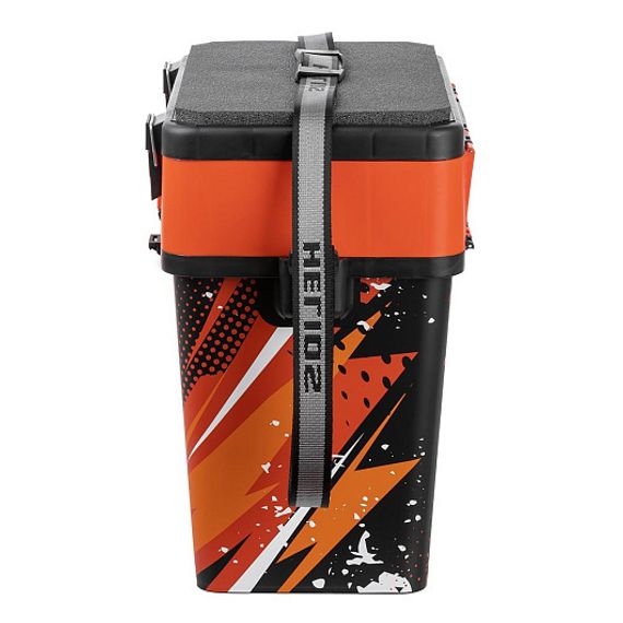 Ящик рыболовный зимний PIKE оранжевый (HS-IML-19-O) Helios