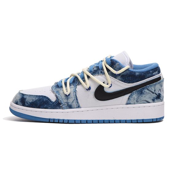 【 】 Jordan Air Jordan 1 Low &quot;Washed Denim&quot; GS