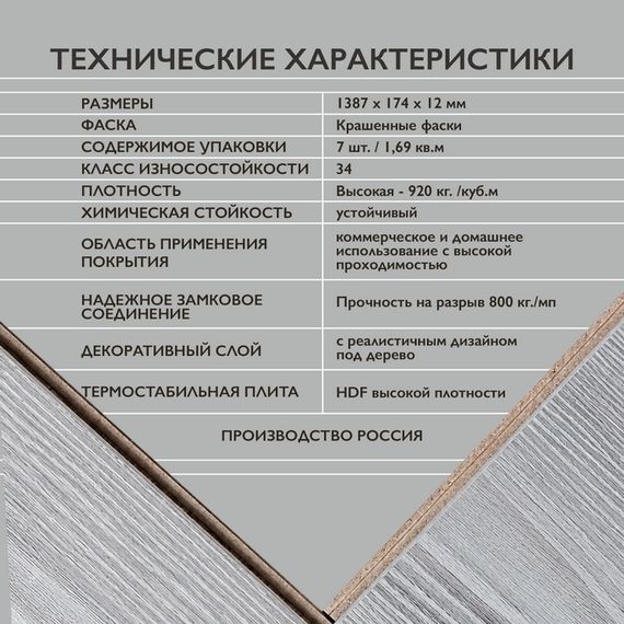 SPC ламинат I-Floors Heavy - Дуб Лофт