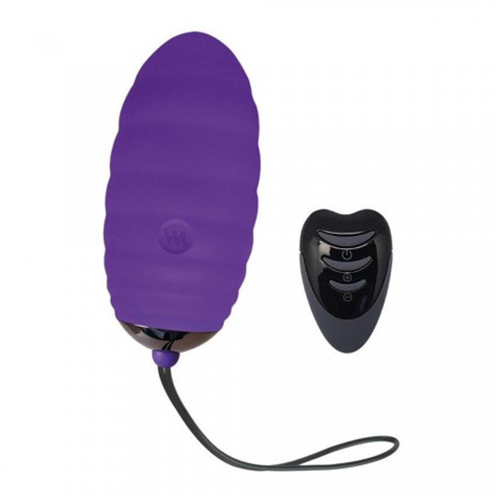 Виброяйцо Ocean Breeze 2.0 с пультом ДУ фиолетовое от Adrien Lastic