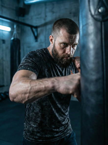 Футболка тренировочная мужская LEGENDA Миссия черная