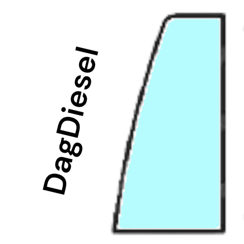 Стекло левое JCB 827/80279