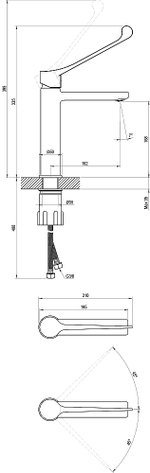 Смеситель для раковины Ravak Safe SF 014.00CR X070620 хром