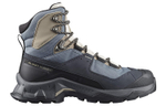 Salomon Quest Element Gore-Tex high-top wear-resistant outdoor shoes women's black and gray