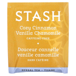 Stash Tea, Herbal Tea, корица, ваниль и ромашка, без кофеина, 18 чайных пакетиков, 25 г (0,8 унции)