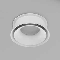 DK2403-WH Встраиваемый светильник влагозащ., IP 44, 15 Вт, GU10, белый, алюминий