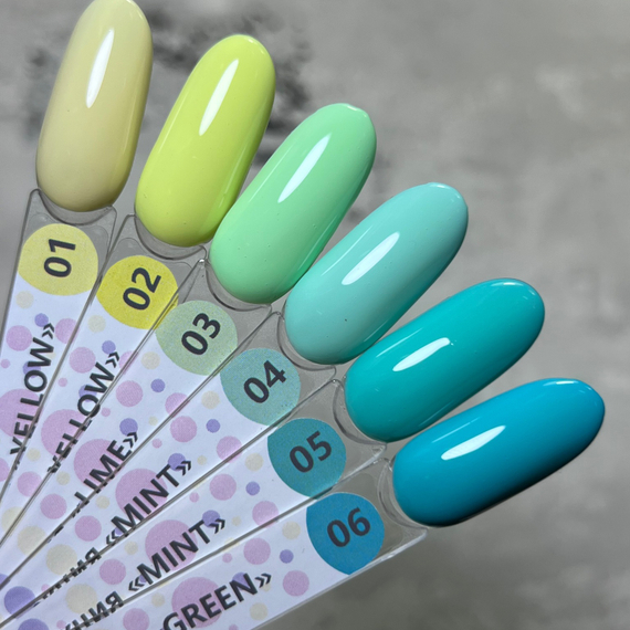 Гель-лак ТМ &quot;HIT gel&quot; №02 Yellow, 9 мл