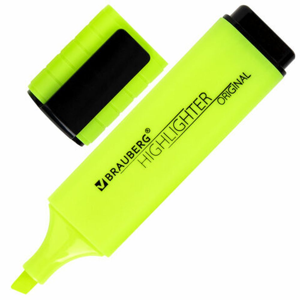 Набор текстовыделителей 12 ЦВЕТОВ, BRAUBERG "ORIGINAL", линия письма 1-5 мм, 152217